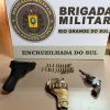 Brigada Militar de Rio Pardo prende homem por posse irregular de arma de fogo