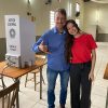 Voto do candidato Caio Baierle ocorreu no Salão Paroquial de Passo do Sobrado