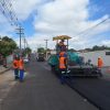 Secretaria de Obras finaliza asfaltamento na rua Vasco da Gama