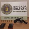 Brigada Militar realiza prisão por porte ilegal de arma de fogo e receptação